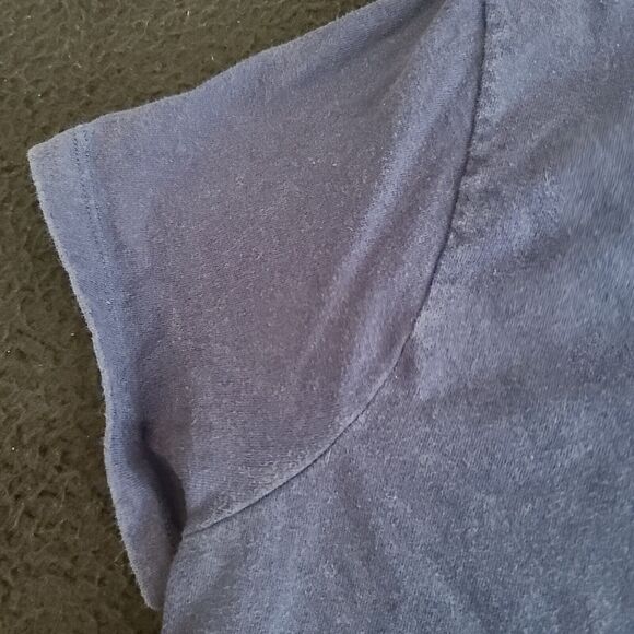 Hanes Womens Perfect Tee Blue Size Large Short Sleeve Pullover - Picture 8 of 12